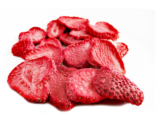 truskawki liofilizowane